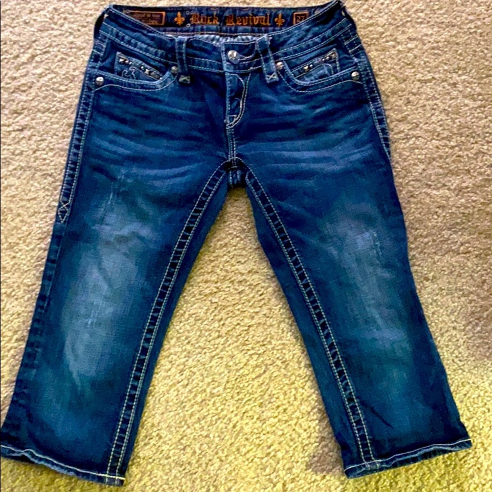 Rock revival capris